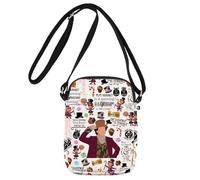 MYSOMY Willy Inspired Crossbody Bag Willy Fans Gifts Wonka Chocolate Shoulder Bag Chocolate Factory Gifts (you lose uk1)