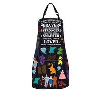 MYSOMY Wizard Dorothy Movie Inspired Gift Ruby Slippers Apron Dorothy Ruby Fans Apron Tinman Movie Merchandise (W Oz Apron)