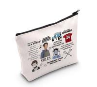 MYSOMY Wolf TV Show Inspired Gift Stiles Stilinski Fan Cosmetic Bag Wolf Human TV Show Merch Wolf Triskelion Gift (Stiles Bag)