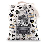 MYSOMY Xaden Riorson Tote Bag Xaden Riordan Merch Violet Sorrengail Gifts Basgiath War College Tote Bag Shadow Daddy Gifts (My House uk)