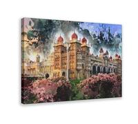 Mysore Art Posters Canvas Poster Bedroom Decor Landscape Office Room Decor Gift 24x36inch(60x90cm)