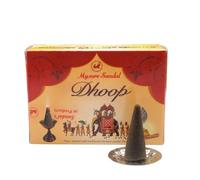 Mysore Sandal Dhoop - 20 Pieces (Pack Of 12 Box)
