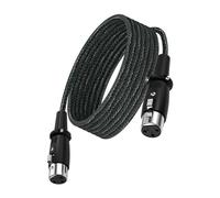 MysRuida 9.8ft XLR Microphone Cable, 3 Pin XLR Female to Female Balanced Shielded Audio Cable for MIC Mixer, Recording Studio, Podcast, Speaker Systems, CD Player and More