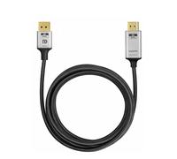 MysRuida DisplayPort 1.4 to HDMI 2.1 Unidirectional Cable 6.6ft, 48Gbps, 8K@ 60Hz/4K@144Hz/2K@240Hz, HDCP2.3/Dolby Atmos/HDR10/HLG/DSC1.2/eARC/VRR/QFT, EMI/RFI Compatible for PC Graphics, Game Console