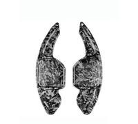 MYSSJS Paddle Shifter Extension for A3 S3 A4 S4 R8 A5 S5 A6 S6 A8 Q5 Q7 Car Steering Wheel Shift Paddle Shifter Extended Forged Carbon Fiber Style ABS(Forged Pattern)