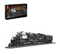 Myste Technic Steam Train Set - 1608 Pcs Retro Black Steam Locomotive Train Set with Tracks, Building Blocks - Compatible with Lego