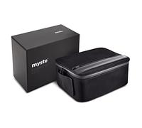 MYSTE XXXL Stash Box, Lockable Premium Smell Proof Storage Box, Large 29cm x 22cm x 12cm, StashBox Premium Black