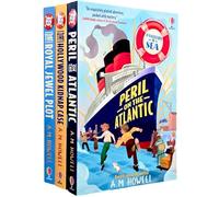 Mysteries at Sea Series By A.M. Howell 3 Books Collection Set (Peril on the Atlantic, The Royal Jewel Plot & The Hollywood Kidnap Case)