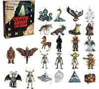 Mysteries of the Unknown: 2025 Cryptid Advent Calendar,24 Days of Collectible 2D Acrylic Monster Ornaments,Mythical Creature & Paranormal Christmas Countdown for Adults