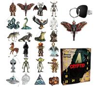 Mysteries of the Unknown, 2025 Cryptid Advents Calendars, 24 Days of Mon-sters Legends, for Kids Boys Girls Teen Adults Men Women Family Holiday Season Christmas Halloween
