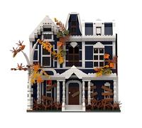 Mysterious Abandoned House Building Blocks Set, 1694 PCS Dark Gothic Architecture Building Brick Model, Creative Horror Building Toys for Desk Decor, Collectible Educational Gift for Adults