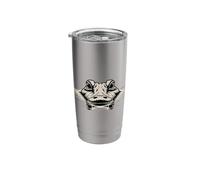 Mysterious Alligator Eyes Above Lurking Stainless Steel Insulated Tumbler