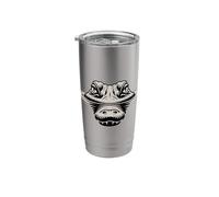 Mysterious Alligator Eyes Above Lurking Stainless Steel Insulated Tumbler