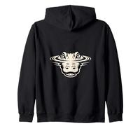 Mysterious Alligator Eyes Above Lurking Zip Hoodie