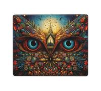 Mysterious and Fantastical owl Mouse Pad-Durable & Eco-Friendly Gaming & Office Desk Mat,Non-Slip Design for Enhanced Comfort and Precision