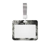 Mysterious and Terrifying Octopus Work Badge Protective Shell Horizontal Sliding Type with Transparent Window