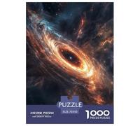 Mysterious Black Hole for Adults Fun Jigsaw Puzzles 1000 Pieces Celestial Bodies Education Game Home Decoration Intellectual Game Stress Relief Toy Challenge Educational 70x50cm/1000pcs