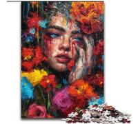 Mysterious Boy 1000 Pieces Jigsaw Puzzle For Adults Teens, Learning Educational Toys Family Games with Matching Poster And Trivia Sheet (50x75cm)