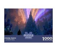 Mysterious Castle 3D Paper Puzzle Game 38x26cm/1000pcs, - Educational And Creative, Stress-relief And Unique Decoration, Great Gift for Everyone