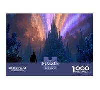 Mysterious Castle Puzzles 1000 Piece Challenge Toy Adults And over 12 Years Old Puzzle Game Educational Challenge Leisure Time Home Decoration Gift 52x38cm/1000pcs