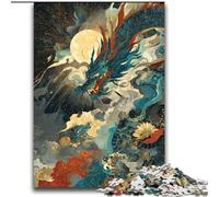 Mysterious Chinese Dragon 2000 Piece Jigsaw Puzzles for Adults, Help The Brain Exercise Addictive Toys to Cultivate Patience Unique Challenge Game (70x100cm)
