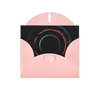 Mysterious Cosmic Black Holes Greeting Cards For All Occasions - Blank Greeting Cards With Envelopes, Holiday Cards 4x6 Inches (Horizontal) Pink