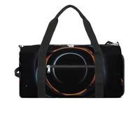 Mysterious Cosmic Black Holes Gym Bag for Men Women, Waterproof Gym Tote Bags, Large Duffel Bag for Travel Workout