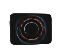 Mysterious Cosmic Black Holes Laptop Bag Convenient Shockproof 13 inch Stylish Print for Business Travel Work and Office