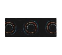 Mysterious Cosmic Black Holes Long and Large Rubber Mouse pad for Office Computers 12x31.5in