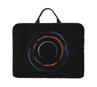 Mysterious Cosmic Black Holes Print Laptop Case Sleeve Bag 14in,with Handle Portable Case Cover, Compatible 14in Computer/Tablet