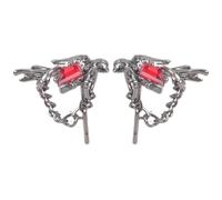 Mysterious Crow Designs Studs Earrings Stylish Alloy Crow Studs Earrings Accessory for Those Who Love Individuality Mystery Theme Jewelry