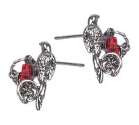Mysterious Crow Designs Studs Earrings Stylish Alloy Crow Studs Earrings Accessory for Those Who Love Individuality Unique Designs