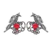 Mysterious Crow Designs Studs Earrings Stylish Alloy Studs Earrings Accessory for Those Who Love Individuality Unique Designs
