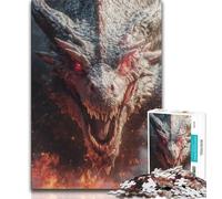 Mysterious Dragon 1000 Piece Jigsaw Puzzles for Adults & Teens,Brain Teaser Game Wall Decoration Unique Birthday And Xmas Gifts (38x26cm)