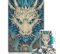 Mysterious Dragon 1000 Pieces Jigsaw Puzzles For Teens And Adults,Educational Toys Is Ideal As A Gift for The Whole Family 50x75cm
