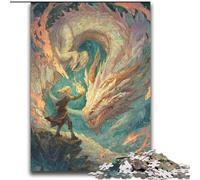 Mysterious Dragon Adult Jigsaw Puzzles 2000 Pieces, Educational Stress Relief Toy for Is Ideal As A Gift for The Whole Family (70x100cm)