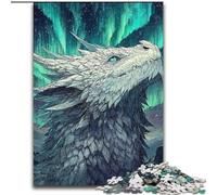 Mysterious Dragon Adult Jigsaws 1000 Piece, Help The Brain Exercise Addictive Toys to Cultivate Patience Unique Challenge Game (26x38cm)