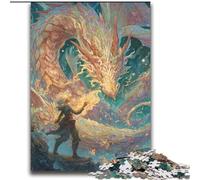 Mysterious Dragon Jigsaw Puzzles for Adults 2000 Piece Puzzle, Staycation Kill Time Every Piece Is Unique - Challenging Family Fun Game (70x100cm)
