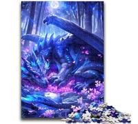 Mysterious Dragon Jigsaw Puzzles for Teenagers 1000 Piece,Family Game Stress Reliever Difficult Challenge Artists Collection,Fine Art (50x75cm)