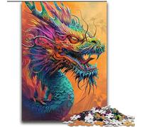 Mysterious Dragon JigsawPuzzle 2000 Pieces for Teenagers, Challenging Game And Family Play Parent-child Interaction (70x100cm)