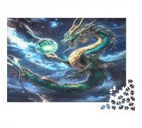 Mysterious Dragon Rätsel Für Erwachsene |Universe Glowing Crystal Ball| 1000pcs (75x50cm) Puzzles Lernspiele Home Decor Puzzles