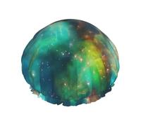 Mysterious Dreamy Colorful Nebula Starlight Bath Cap