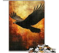 Mysterious Eagle 1000 Piece Jigsaw Puzzles for Teenagers, for And 14 Years And over Brainteaser Family Games Christmas Birthday Gifts (50x75cm)