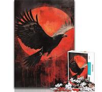 Mysterious Eagle 1000 Piece Jigsaw Puzzles for Teenagers Gifts,Educational Game Challenge Toy Wall Decoration Unique Birthday And Xmas Gifts (38x26cm)
