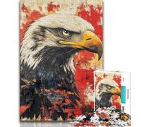 Mysterious Eagle Jigsaw Puzzles for Adults 1000,Help The Brain Exercise Addictive Toys to Cultivate Patience A Work of Art (75x50cm)