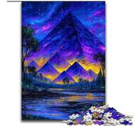 Mysterious Egyptian Pyramids 1000 Pieces Jigsaw Puzzle for Adults& Teens, Suitable for Ages 14 And Up Toy Wall Decor Birthday And Unique Gifts (50x75cm)
