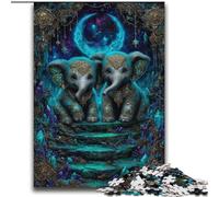 Mysterious Elephant Adult Jigsaws 2000 Pieces Difficult, Challenging Game And Family Play Birthday Present, Gifts, Wall Art (70x100cm)