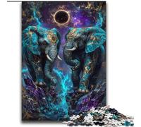 Mysterious Elephant Jigsaw Puzzles for Teenagers 2000, Pattern Assembly Deal As Gifts for The Whole Family Suitable for And 14 (70x100cm)