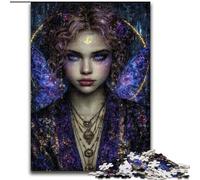 Mysterious Elf Girl 1000 Pieces Jigsaw Puzzle for Adults& Teens, Help The Brain Exercise Addictive Toys to Cultivate Patience Perfect Decoration (26x38cm)