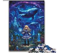 Mysterious Elf Girl 2000 Piece Jigsaw Puzzles, Decompressing Intellectual Educational Toy Educational Game for Birthday, Chrismas (70x100cm)